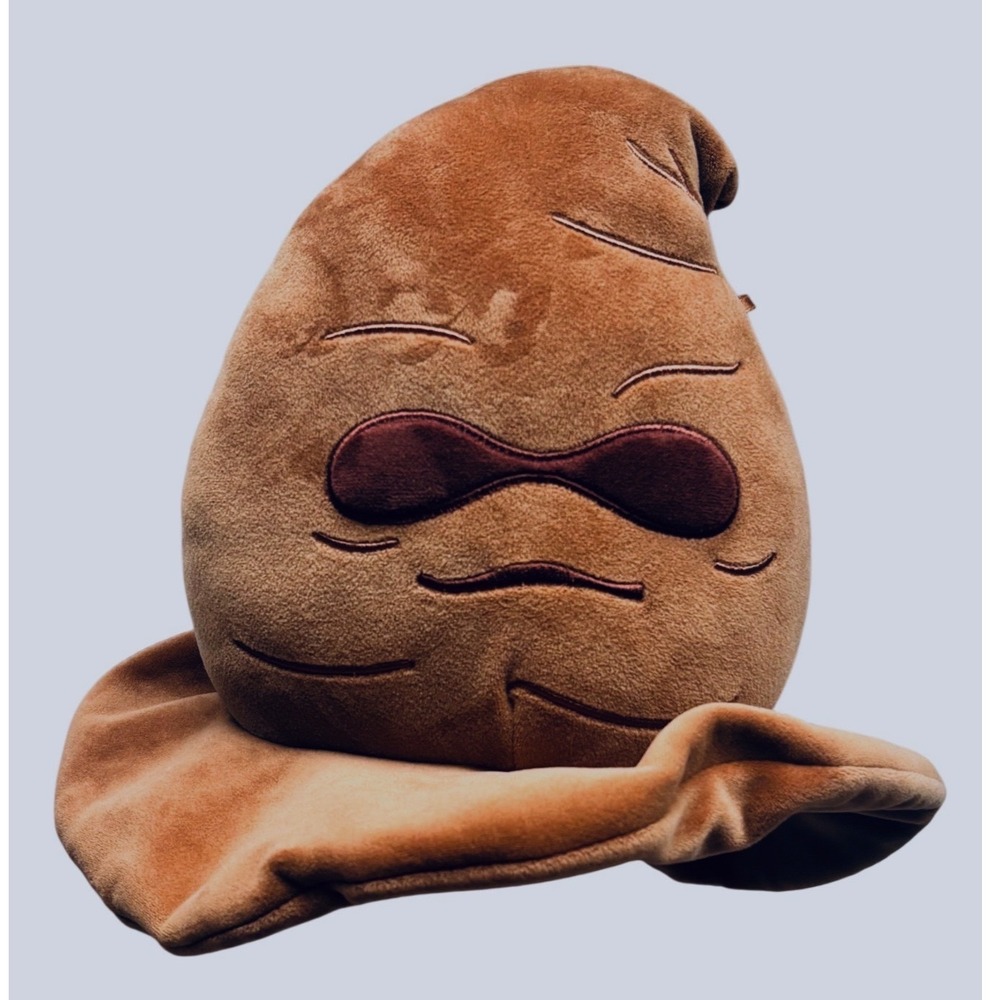 Harry Potter Sorting Hat Plush 8" Wizarding World Brown Stuffed Hat Warner Bros